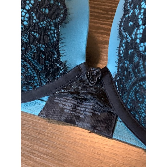 Torrid Sage Eyelash Lace Push-up Plunge Bra 40DD - Picture 4 of 15